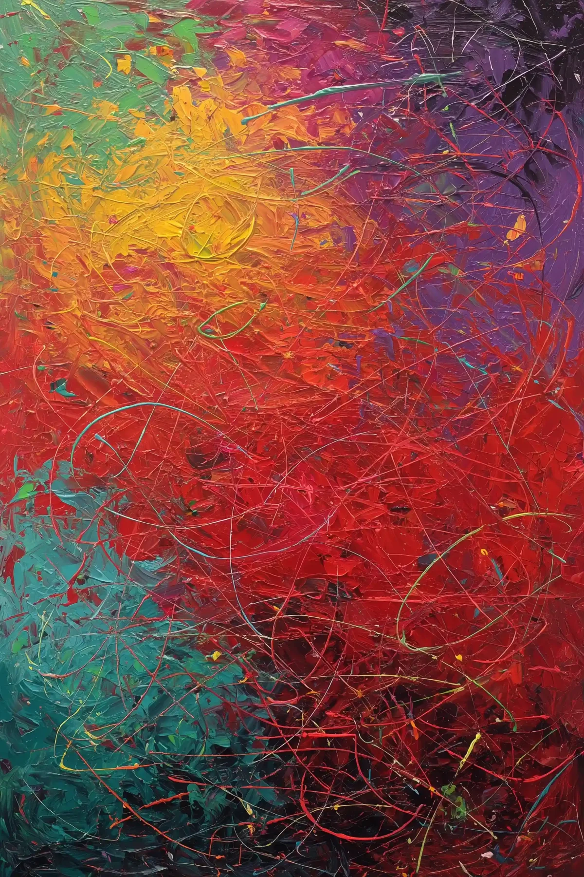 crimson-reverie P003 | Crimson Reverie – Textured Abstract Canvas Art