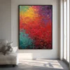 crimson-reverie-living-room-P-01 P003 | Crimson Reverie – Textured Abstract Canvas Art