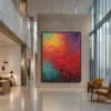 crimson-reverie-office-P-01 P003 | Crimson Reverie – Textured Abstract Canvas Art