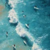 azure-drift Azure Drift – Coastal Ocean Canvas Art