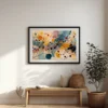 chromatic-bloom-entryway-L-06 L002 | Chromatic Bloom – Textured Abstract Canvas Art