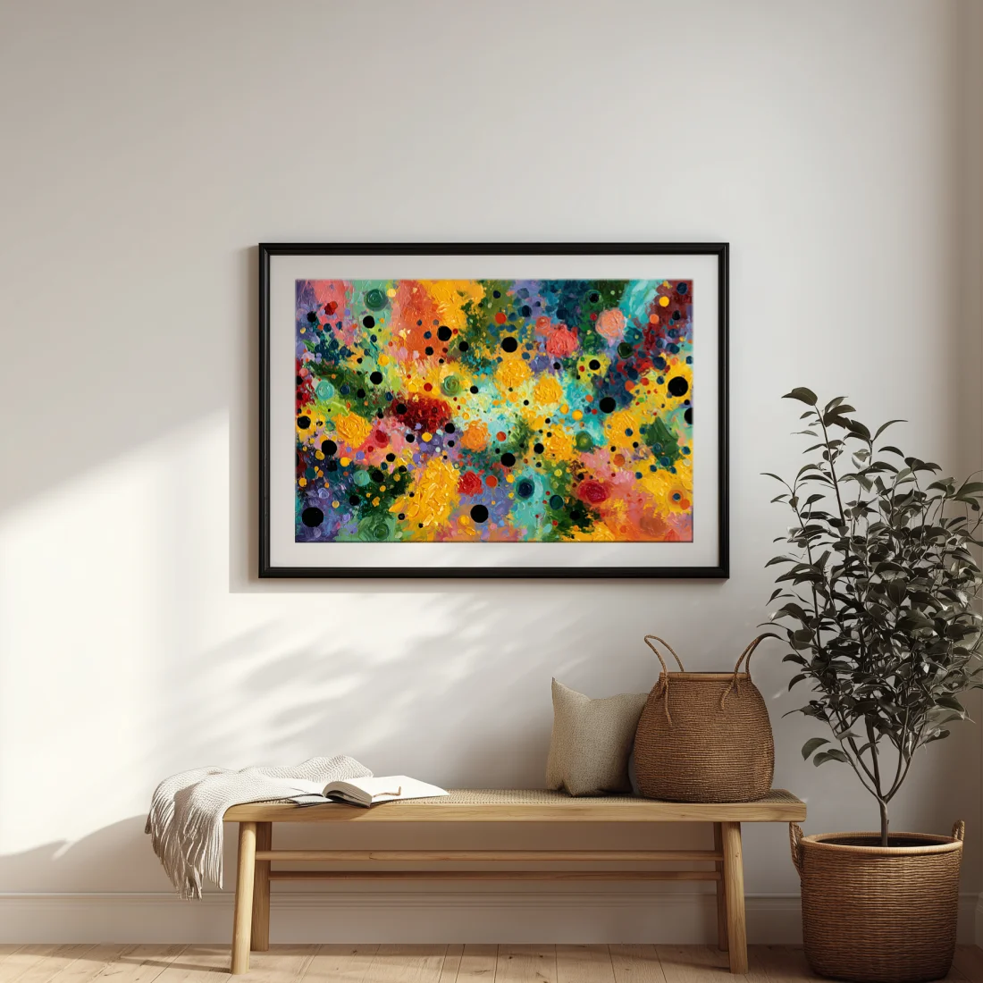 chromatic-storm-entryway-L-06 L003 | Chromatic Storm – Textured Abstract Canvas Art