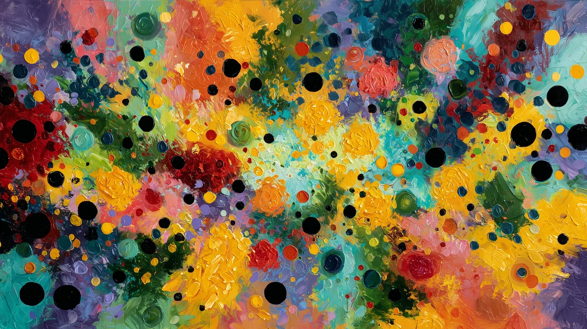 chromatic-storm Chromatic Storm – Textured Abstract Canvas Art