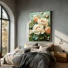 white-peonies-in-bloom-bedroom-P-03 P001 | White Peonies in Bloom