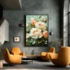 white-peonies-in-bloom-stairs-P-01 P001 | White Peonies in Bloom